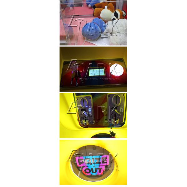 Amusement Park Gift Game Machine / Hardware Material Claw Crane Machine