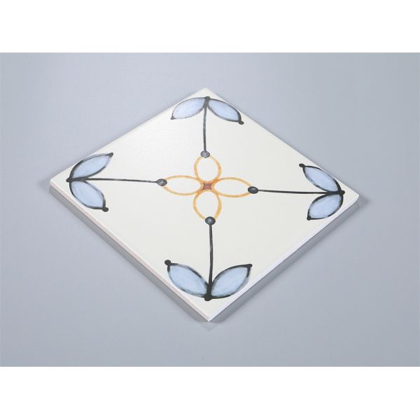 Beige 20x20cm Ceramic Rustic Tile for Bathroom and Kitchen