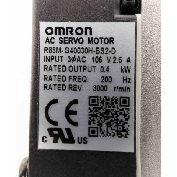 Buy R88M-G40030H-BS2-D OMRON Three phase input drip-proof AC servo motor at wholesale prices
