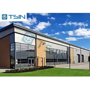 Large Span Q235B C Z Section Prefab Steel Warehouse Buildings For Warehouse