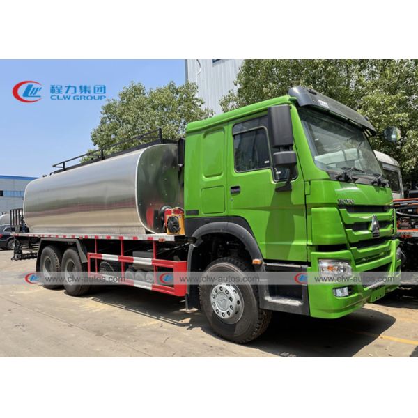 Buy Sinotruk Howo 6x4 8M3 10M3 Road Construction Asphalt Paving Truck at wholesale prices