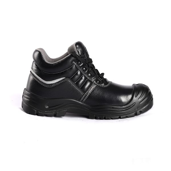 Embossed Genuine Leather Factory Steel Toe Safe Metal Protection OEM Worker Man Women Safety Shoes