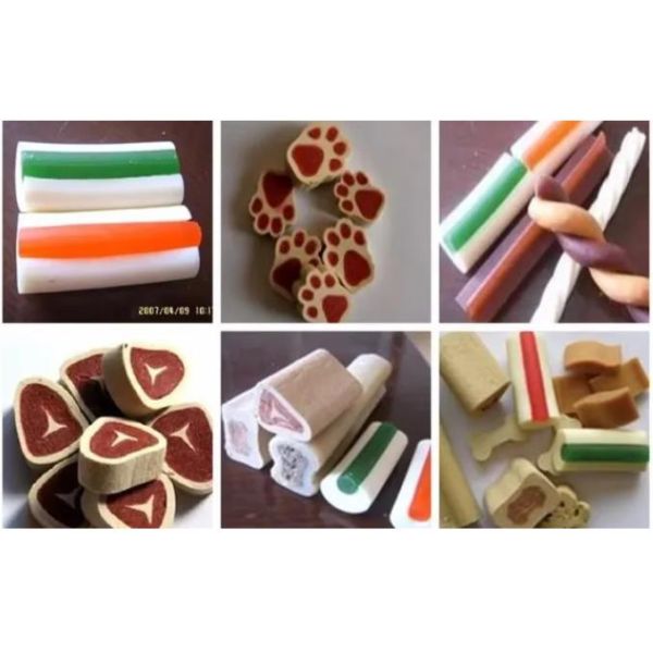 35-100KW Pet Chews Dog Food Production Machine For Dogs' Teeth Health