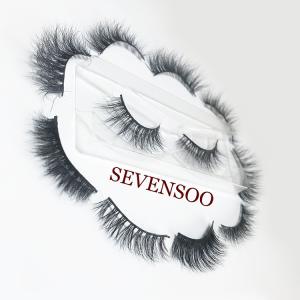 Women’s Makeup Luxury Cruelty Free Lashes , 3D Mink Eyelashes 8MM-27MM