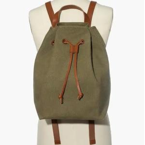 Customize Canvas Drawstring Backpack Environmental Protection