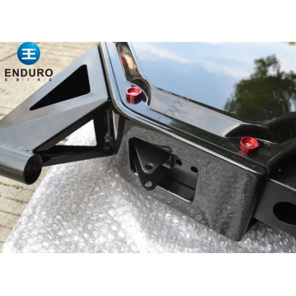 Matte Black Mountain Bike Frame , Steel Mtb Frame Suspension Design