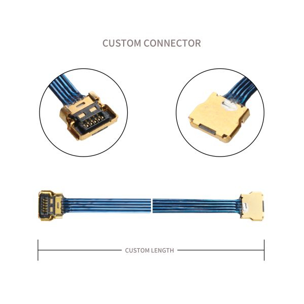 Lvds 5P Micro Coaxial Cable 20380-R30t-060 30pin To 20857-005t-01 5Pin