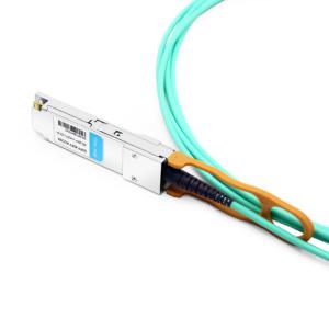 H3C QSFP-4X10G-D-AOC-5M Compatible 5m (16ft) 40G QSFP+ to Four 10G SFP+ Active