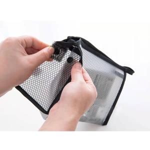 Women Transparent Cosmetic Bag with zipper EVA PVC OPP Material