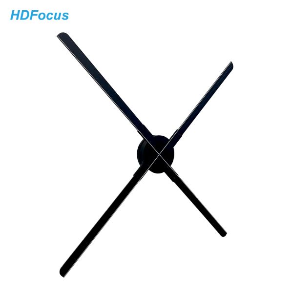 Buy 80cm 3D Hologram Projector Fan Wifi Advertising Display Logo Light APP or PC or Remote Control Holographic 3d Fan Projector at wholesale prices