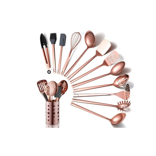 Buy Rosegold Stainless Steel Kitchen Tool Set Phthalatefree Cadmiumfree at wholesale prices