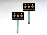 Customize Design Backlight Embossing Membrane Switch RGB With Perimeter Emboss