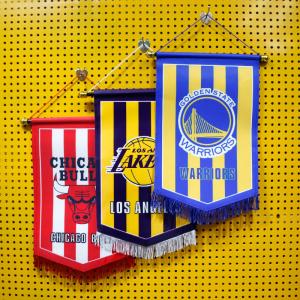 Custom Basketball Pennant Banner 2x3ft Double Side Printing