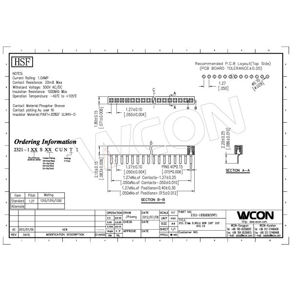 15 pin Female Header Connector Single Row Straight DIP for Automobile