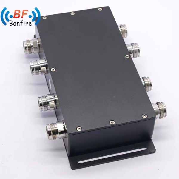 200W 698-4000MHz 4.3/10-F Low Pim-160dbc 2 in 2 out Hybrid Coupler Combiner for