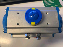 double acting aluminum alloy rack and pinion pneumatic rotary actuator