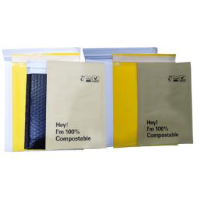 EcoMailer OEM Plastic Free Packaging 100% Biodegradable Kraft Bubble Mailers