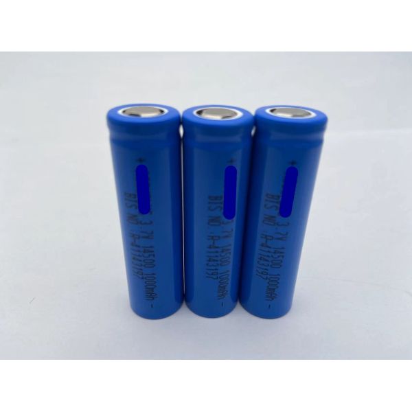 Buy 14500 3.7 V 1000mah 800mAh Lithium Ion Rechargeable Battery Cell OEM service CE UL CB at wholesale prices
