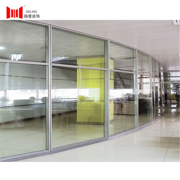 Buy Steel Frames Office Partition Wall Fireproof Conference Room Divider Wall at wholesale prices