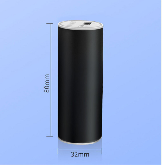 High Capacity Cylindrical 6000mAH Outdoor Portable Power Bank