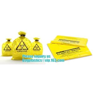 Polyethylene disposal asbestos waste bags, jumbo plastic industrial garbage