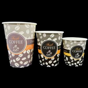 China 6oz 8oz 12oz Eco-Friendly Single Layer Paper Cup Water-Resistant and Non-Toxic for Hot and Cold Drinks on sale