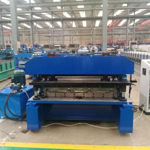 Metal Color Steel Galvanized Trapezoidal Roof Panel Roll Forming Machine For