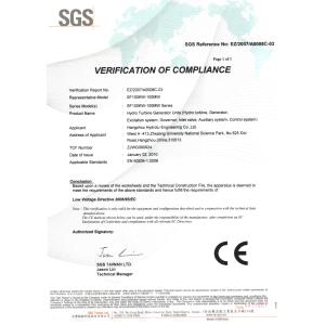 Hangzhou Hydrotu Engineering Co.,Ltd. Certifications