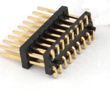 Buy Pitch 1.27mm Pin header connector 2x9 Pins right angle SMT PCB Mounting at wholesale prices