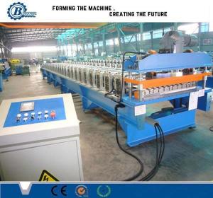 Quality High Speed Steel Structure Cladding Wall And Roof Metal Tile Roll Forming Machine for sale