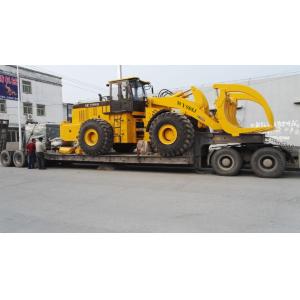 Big Capacity Front End Loader With Log Grapple For Congo And Gabon Yellow