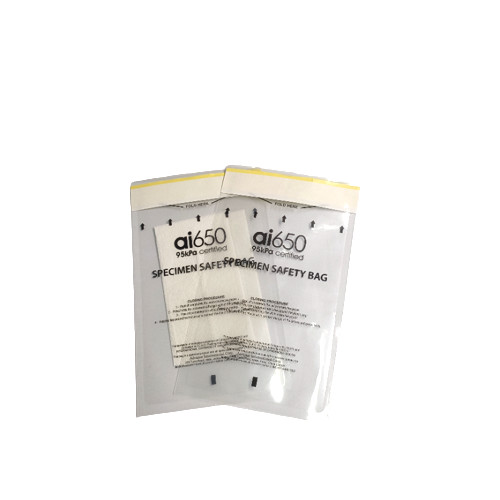 Plastic LDPE Tamper Evident Security Proof Biohazard Specimen Bags Custom