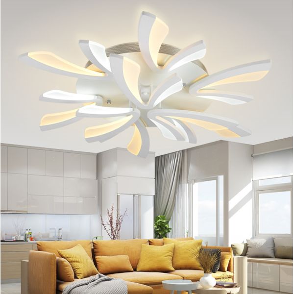 LED Chips 128W 1150*150mm Dimming Acrylic Ceiling Light For Living Room