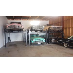 AA4C Movable 4 Post Parking Lift Vehicle Ramp Car Lifter 3.5T 4.2M Auto Care