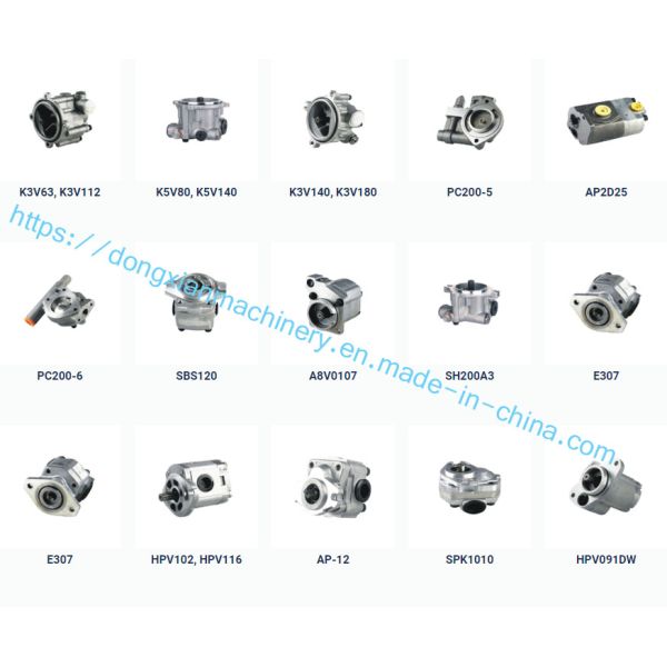 Excavator hydraulic gear pump for Hyundai JCB Komatsu Hitachi Doosan Daewoo