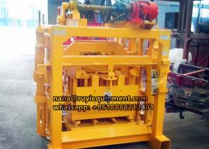 Quality 4-40 semi-automatic concrete hollow block solid block making machine for sale
