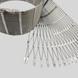 Stainless Steel Ferrule Rope Mesh 7x7 7x19 Cable Ferrule Mesh