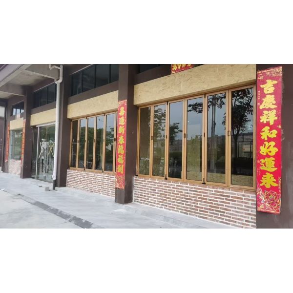 China Aluminum Bifold Window Double Glazing Tempered Glass Aluminium Folding Windows