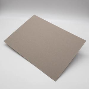1500g Uncoated Grey Cardboard Paper Anti Curl Moisture Proof