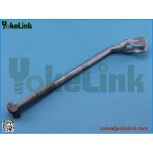 Angle thimble eyebolt