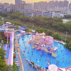 Residential Playground And Splash Pad OEM ODM Water Splash Playground