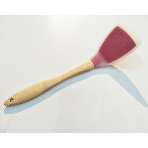 Food Grade Silicone with Slotted Turner/Flipper, Spoon, Spatula, Ladle, Pasta Server, Strainer