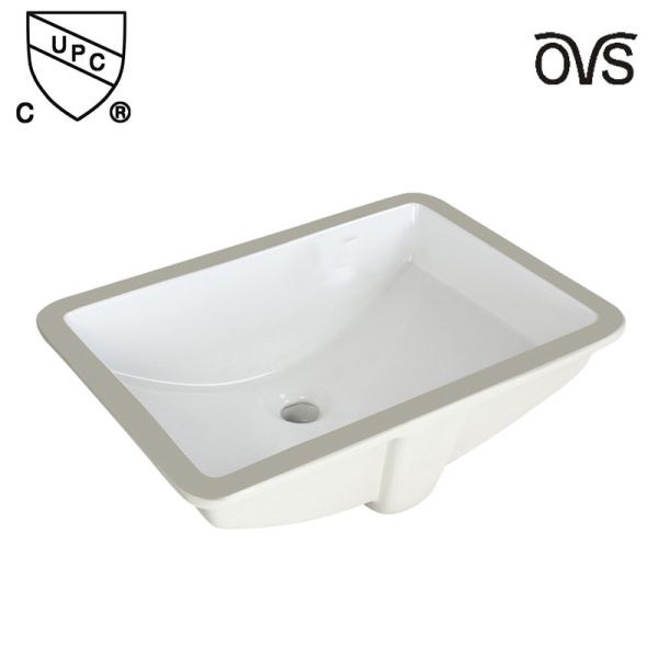 Buy Rectangular Undermount Design Commercial Hand Wash Basin Scratch-Resistant at wholesale prices
