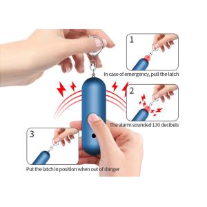 Flashing ABS Emergency Self Defense Keychain CR2032 Battery