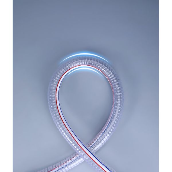 UMETASS PVC 1/2" Flexible Transparent Spring Hose For Garden Flexible and Transparent