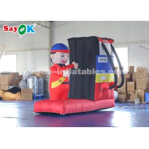Durable Inflatable Gas Station Cartoon Characters For Commercial