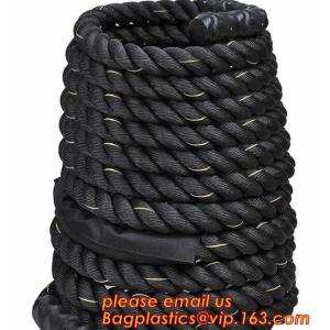 12 Power Packed Battle Rope Exercises, Crossfit Battle power ropes for training,