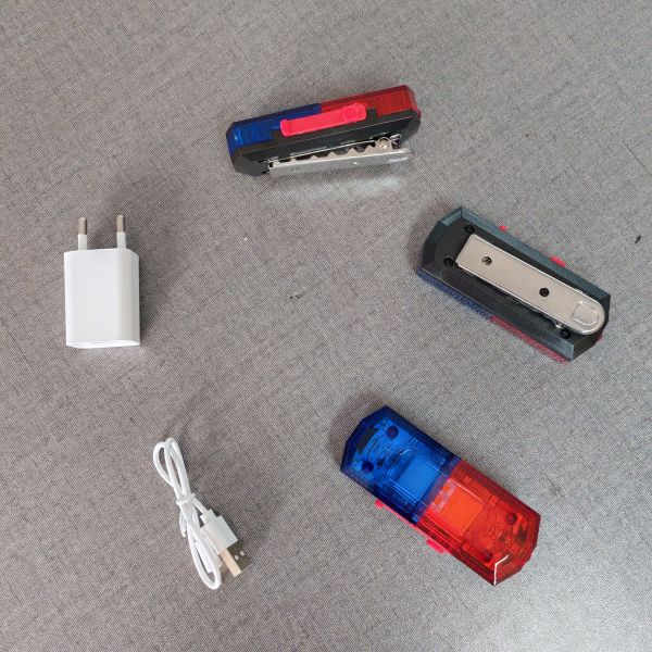 Clip Type Rechargeable LED Shoulder Light with 12pcs LED 3.7V 500mA Battery and ≥10h Working Time