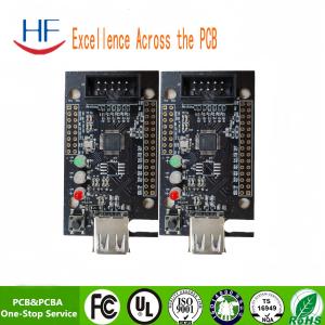 Quality Turnkey Pcb Assembly Service Pcba Manufacturer Black Board 1.6mm Rigid Board ENIG Connect Board for sale