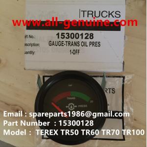 TEREX 15300128 GAUGE OIL PRESSURE NHL DUMP TRUCK MINING QUARRY TR45 TR50 TR60 TR70